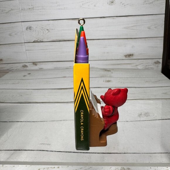 Crayola Hallmark Keepsake Bright Series Ornaments Lot of 3 Carols Castle Swing - Picture 4 of 16